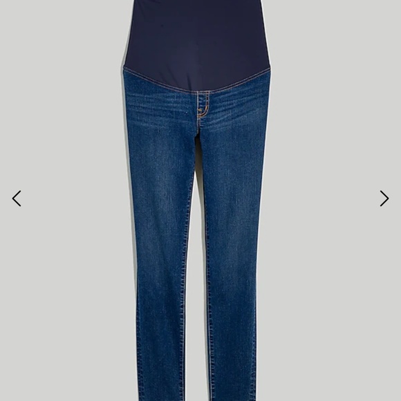 Maternity Over-the-Belly Skinny Jeans in Coronet Wash - Picture 2 of 12
